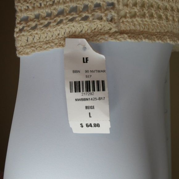 LF Emma & Sam Crochet Strappy Crop Top Large NWT - Picture 5 of 6